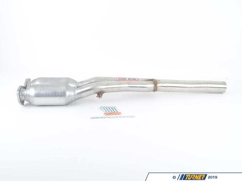 887802 Front Pipe with highflow catalytic converters Turner