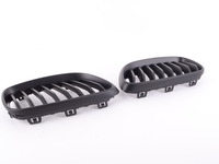 Matte Black Blackout Grille Set - F22