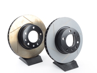 Gas-Slotted Brake Rotors (Pair) - Front - E32 ALL, E34 540i
