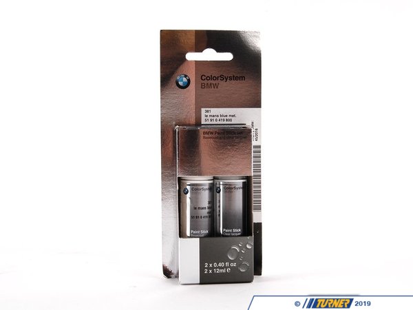 Genuine BMW Genuine BMW LeMans Blue Metallic Touch Up Paint Stick - 381 51910419800