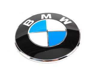 For BMW E36 Z3 1996-2002 Set of 2 Trunk Lid Emblems & 4 Grommets Genuine