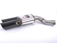 F10 M5 Supersprint Stainless Left Racing Muffler with Satin Black Tips