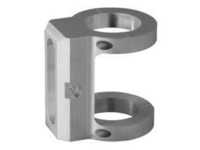 H3R Performance Billet Aluminum Dual Clamp Roll Bar Mount - Brushed - 2 1/4