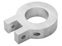 H3R Performance Billet Aluminum Single Clamp Roll Bar Mount - Brushed - 1 5/8