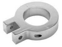 H3R Performance Billet Aluminum Single Clamp Roll Bar Mount - Polished - 2