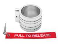H3R Performance Band Clamp For 250 Series Fire Extinguishers - Polished Aluminum