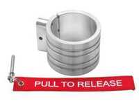 H3R Performance Band Clamp For 250 Series Fire Extinguishers - Brushed Aluminum