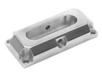 H3R Performance Billet Aluminum Flat Surface Mount - Polished Aluminum