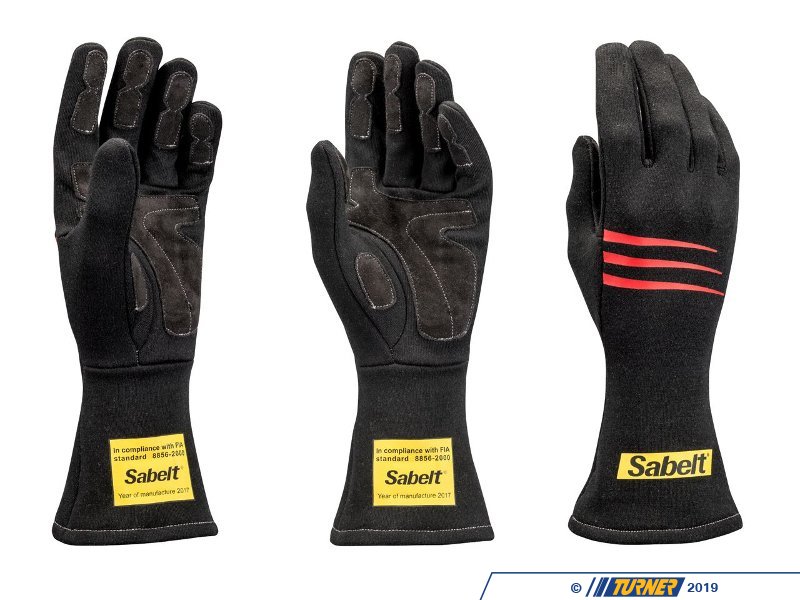 black racing gloves