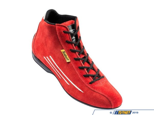 red racing shoes