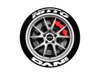 White Nitto Invo Tire Stickers - 19