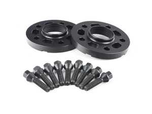 Staggered Black Wheel Spacers 15/20mm with Bolts and Locks for BMW 5 Series 2011 On PN.PSP11B115 