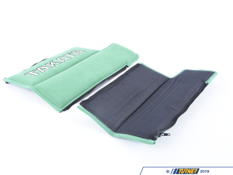 78008H2 Takata 3" Harness/Seat Belt Comfort Pad Pair Green