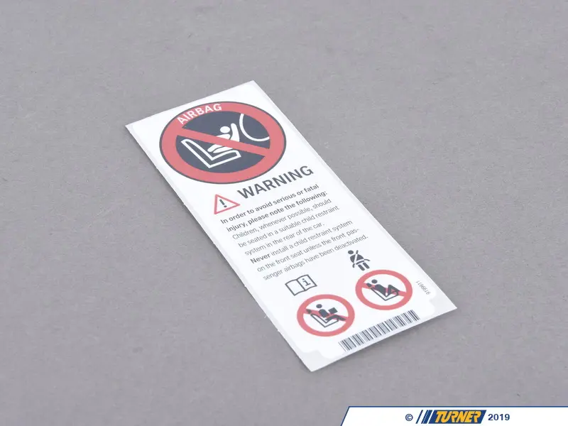 Genuine Bmw Instruction Notice Passenge Turner Motorsport