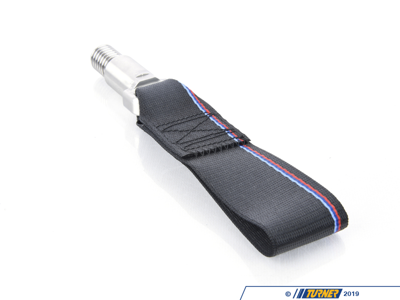 021461TMS Turner Motorsport Poly Tow Strap With Bolt Red, Black