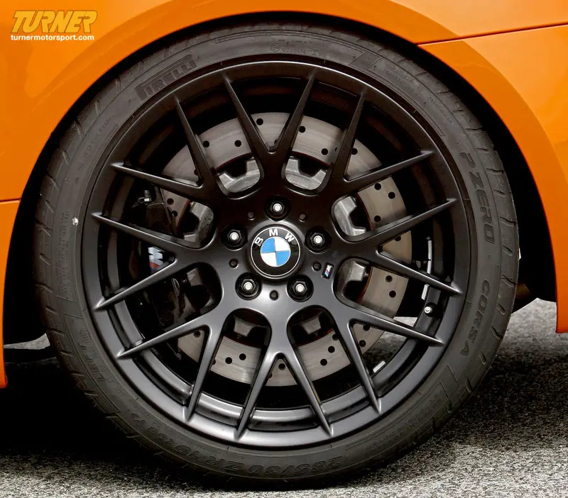 36112284151 - Genuine BMW E9X M3 GTS Wheel - Black - Rear - 19x10 