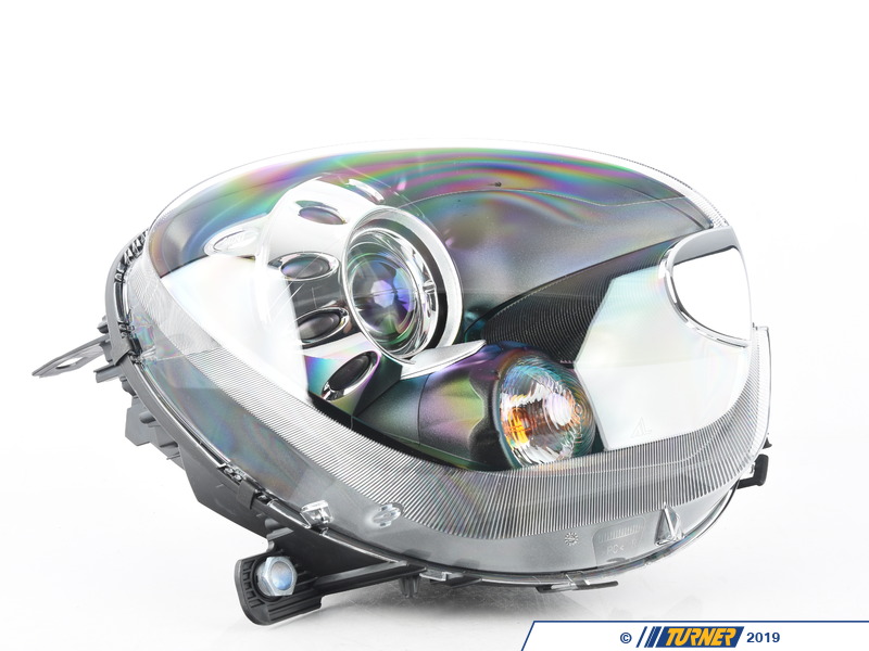 63129808266 BiXenon Black Headlight Assembly Right Turner Motorsport
