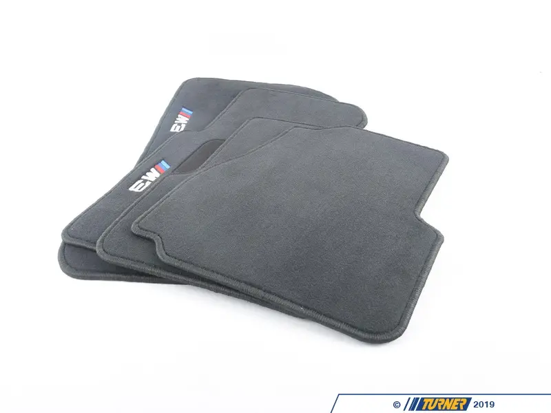 82111470393 Genuine Bmw M Carpeted Floor Mat Set Black