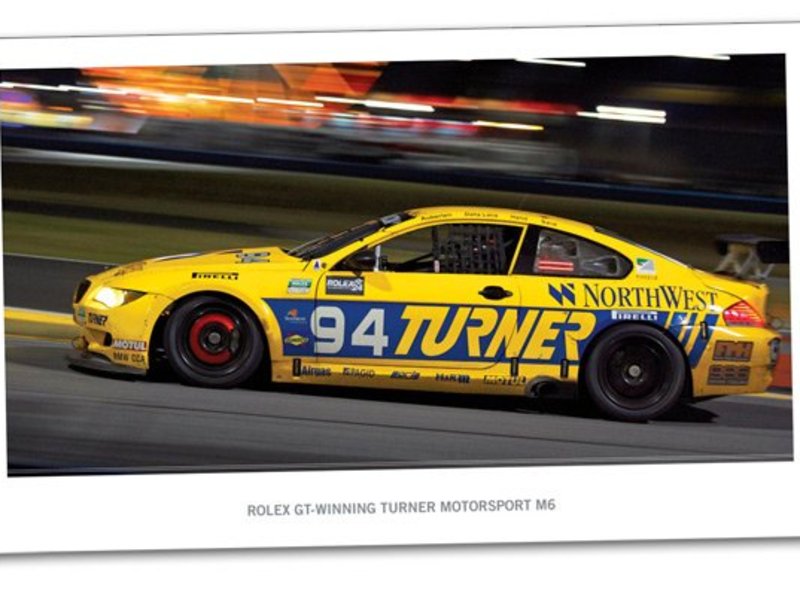 TMSPOSTER3 Turner Motorsport Racing Poster with M6 Rolex GT Turner Motorsport