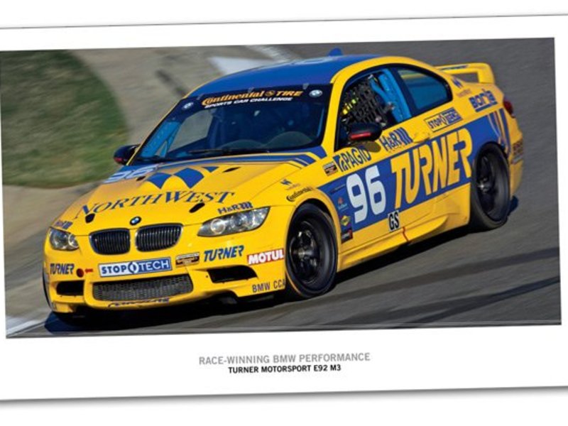 DINAN Riley Prototype 35.5"X25.5" 2-Sided Poster BMW Turner E92 