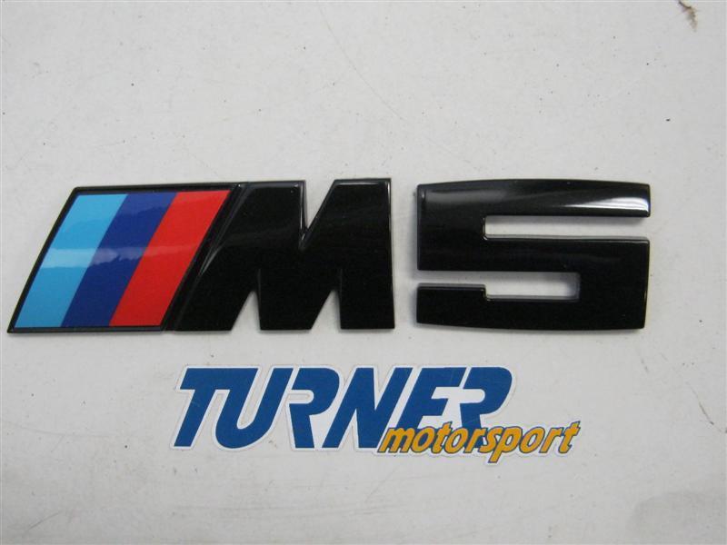 Gloss Black M5 Trunk Tailgate Decal Badge Emblem – For BMW M5 F10 F90, ABS Adhesive, Easy Install