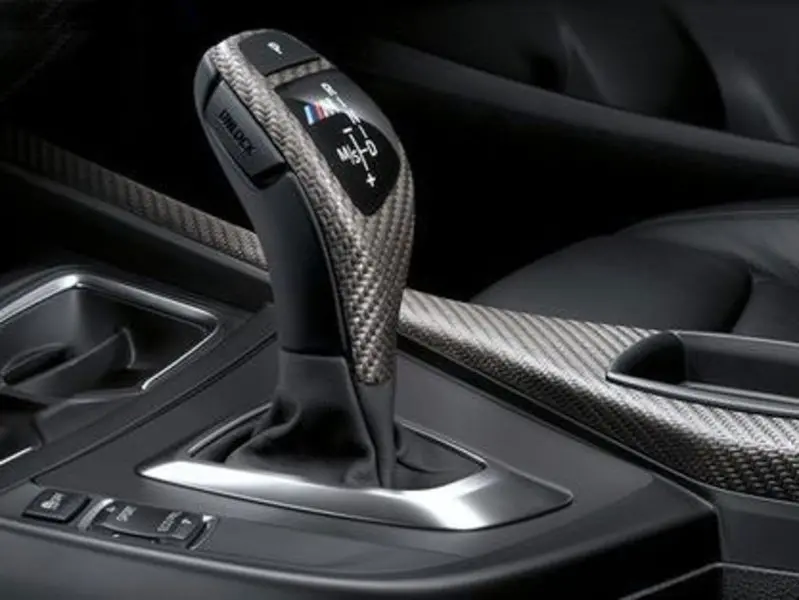 Real Carbon Fiber Gear Shift Knob Panel Cover Trim Fit For BMW Z4 2009-2015
