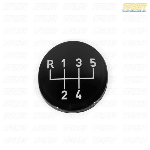25111221611 Genuine BMW Shift Knob Emblem 5 Speed E30 E36 E34