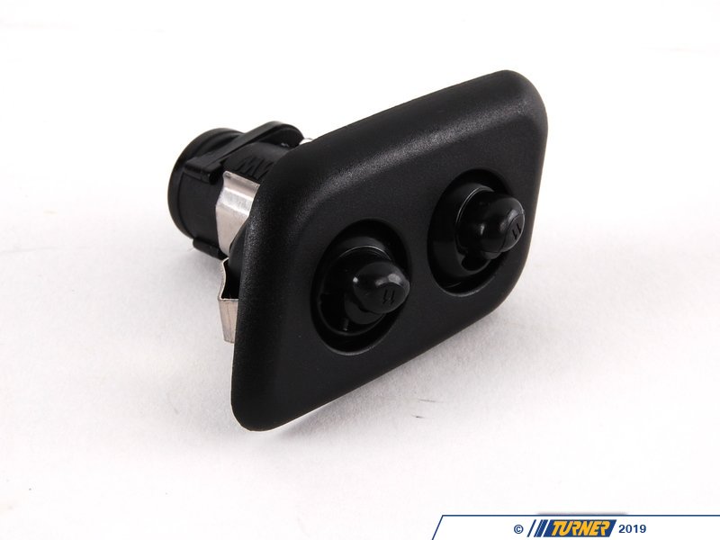 LST Headlight Washer Nozzle Telescopic Left With Cap – For BMW 3 Series E90 E91 2004-2008, Black/Gray