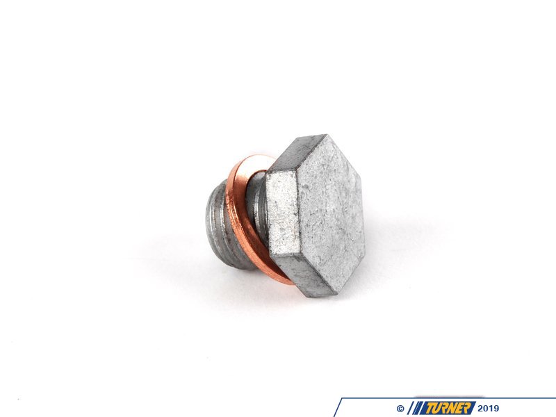 11137553918 Oil Drain Plug With Crush Washer Turner Motorsport