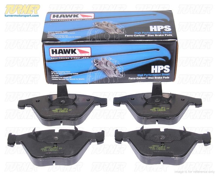 TMS184003 Hawk Performance Ceramic Street Brake Pads Rear E38
