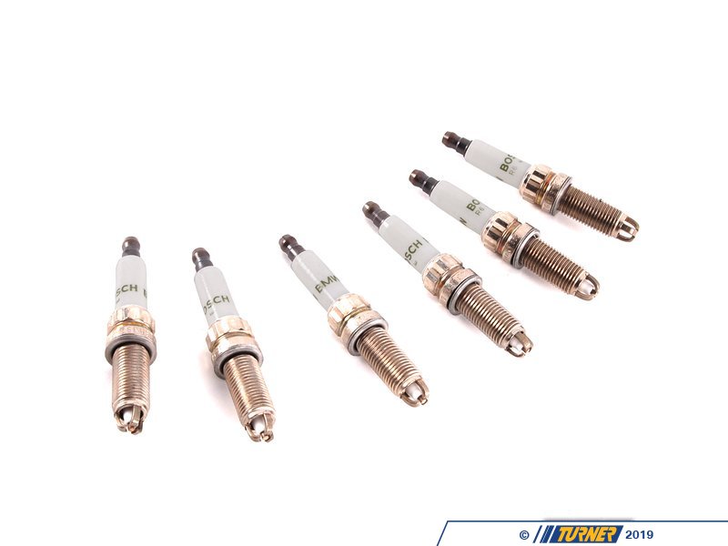 12120037244 Spark Plug Set ZGR6STE2 2007+ 6 Cyl. Turbo Engine