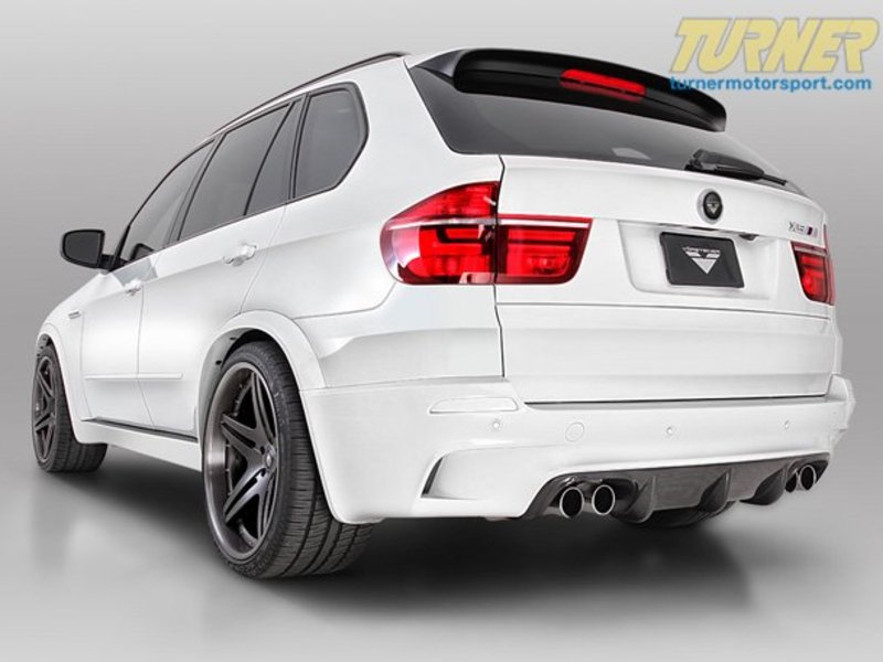 TMS180884 - Vorsteiner Rear Carbon Fiber Add-On Diffuser - E70 X5M ...