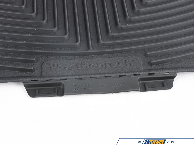 W326 Rear Allweather Rubber Floor Mats Black F15 Turner Motorsport