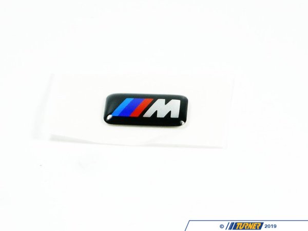 36112228660 - M Sport Wheel Emblem (Genuine BMW) 18mm x 10mm | Turner ...