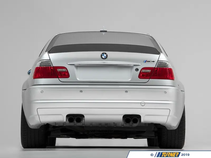 LTW GT High Kick Rear trunk Spoiler wing for BMW E46 Coupe Cabrio + M3 ABS