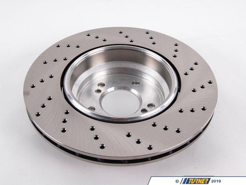 34212283803 Genuine BMW Brake Rotor Left Rear E82 1 M Coupe, E90