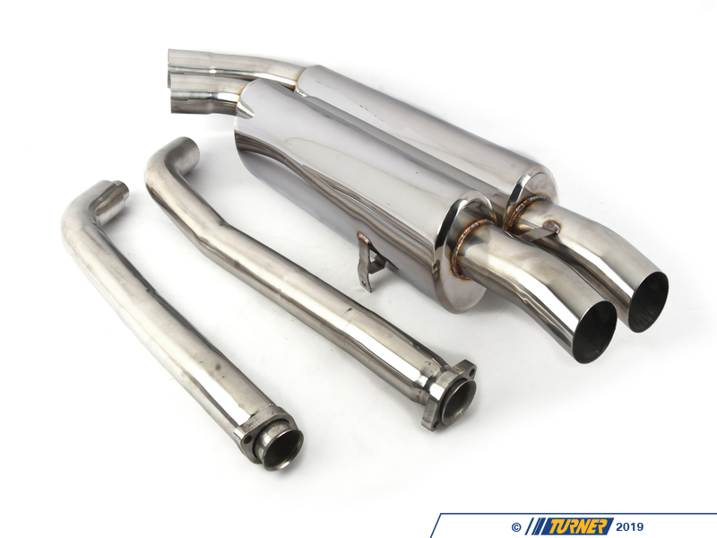 e36catback2muf Stainless Steel Dual Muffler Exhaust System E36 325i