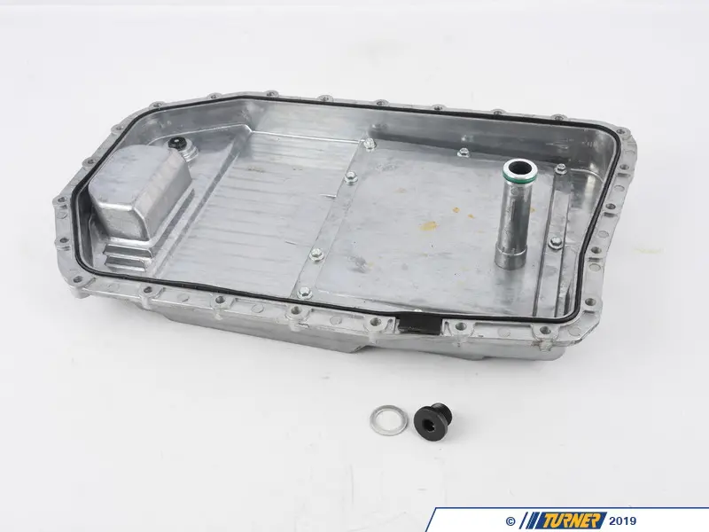 Aluminum Construction with replaceable filter URO Parts 24152333907PRM Transmission Oil Pan & Filter Kit 