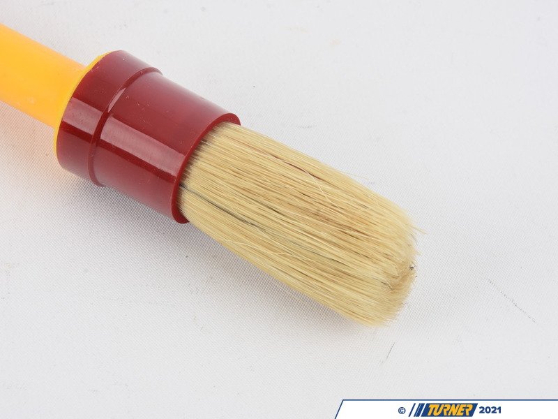 ACCS91 The Best Detailing Brush1" Boars Hair Round Soft Detailing Brush Turner Motorsport