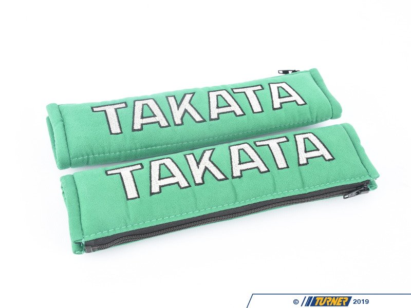 78011H2 Takata 2" Harness/Seat Belt Comfort Pad Pair Green