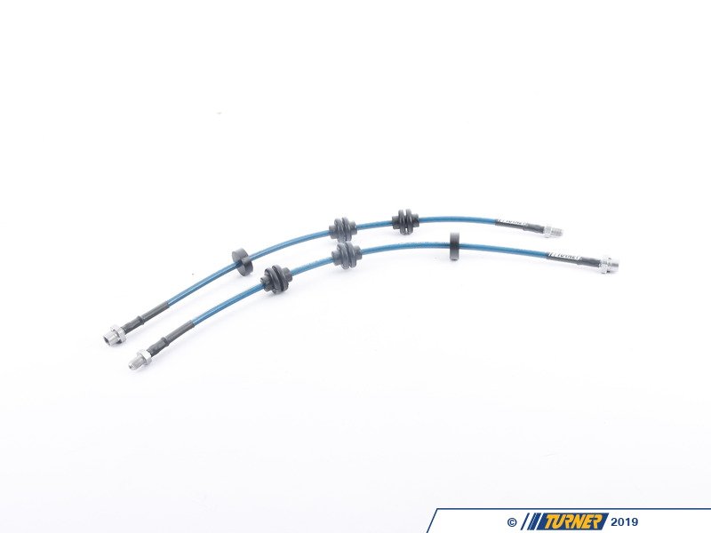 022756TMS05 Turner Front Stainless Steel Brake Lines E90 E92 E82 E88