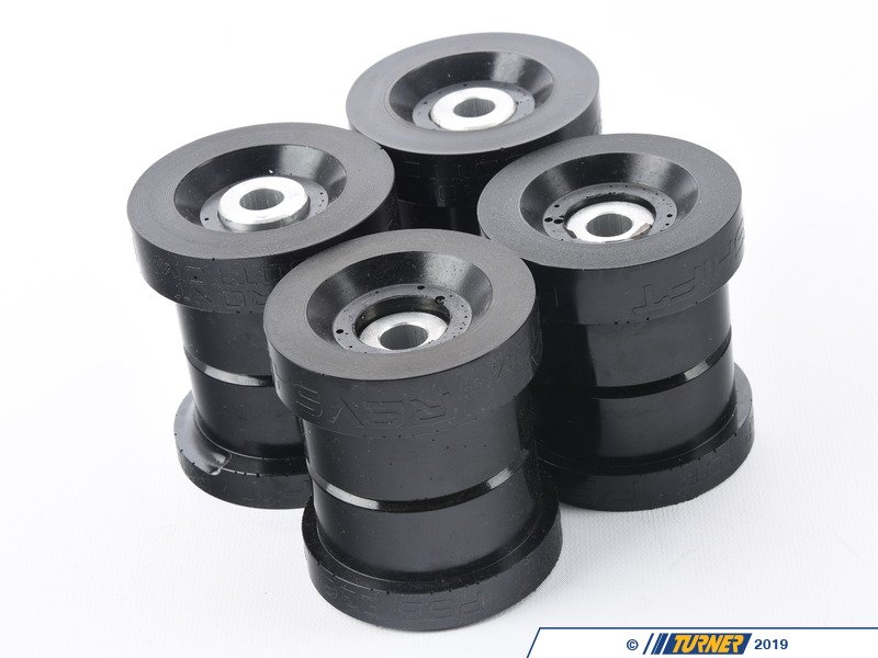 PSBE36BLACK Polyurethane Rear Subframe Bushings E36 Turner Motorsport