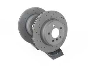 BMW Drilled & Slotted Brake Rotors for BMW 4 Series F32 (2014+) 