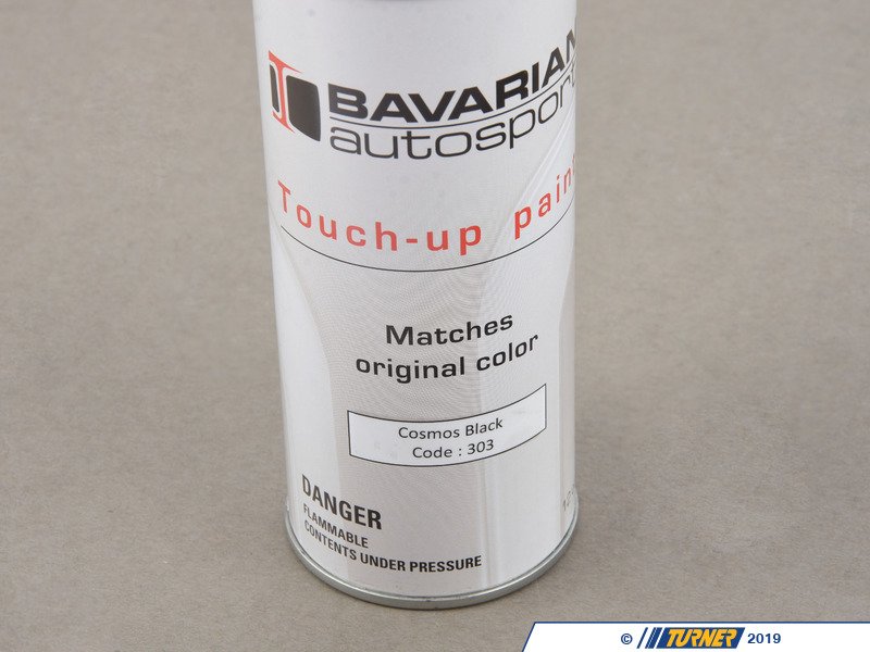 TU303 Touch Up Paint Cosmos Black Color Code 303 10 oz Spray Can Turner Motorsport