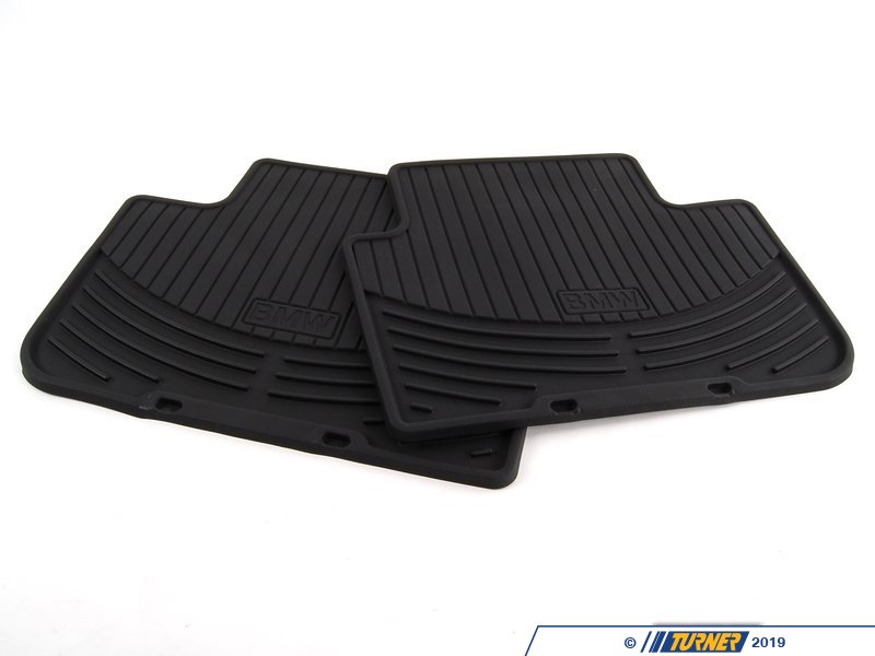 8211030556X Genuine BMW All Weather Rubber Floor Mats E83 X3 2.5i 3
