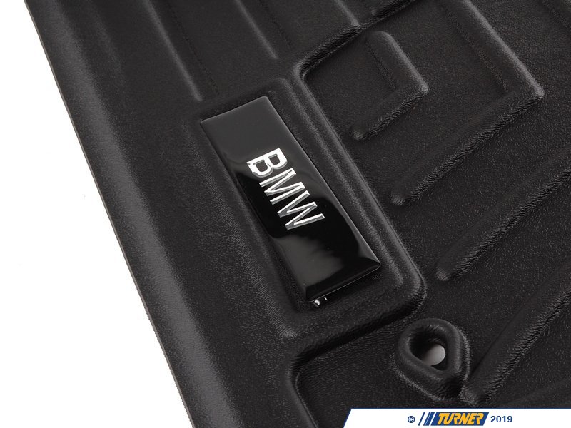 82110419040 Genuine BMW Front All Weather Rubber Floor Mat Set Black E53 X5 Turner