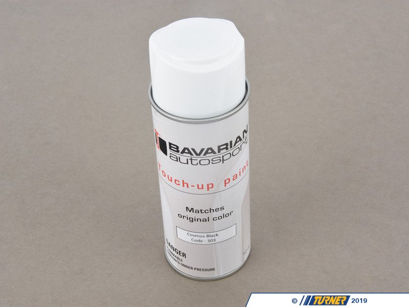 TU303 Bav Auto 12oz Touch Up Paint Spray Can Cosmos Black Code 303 Turner Motorsport