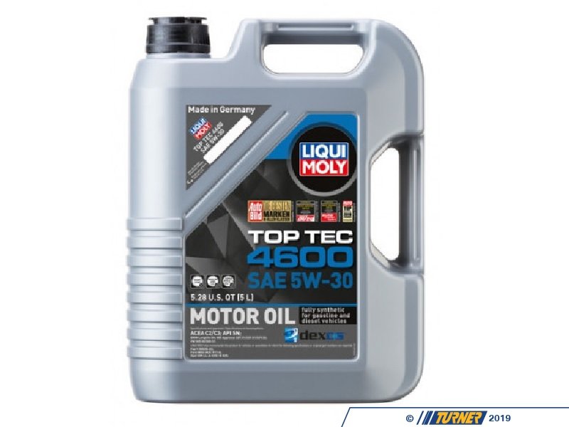 20448 - Liqui-Moly Top Tec 4600 Synthetic Motor Oil - 5w-30 - 5 Liter ...