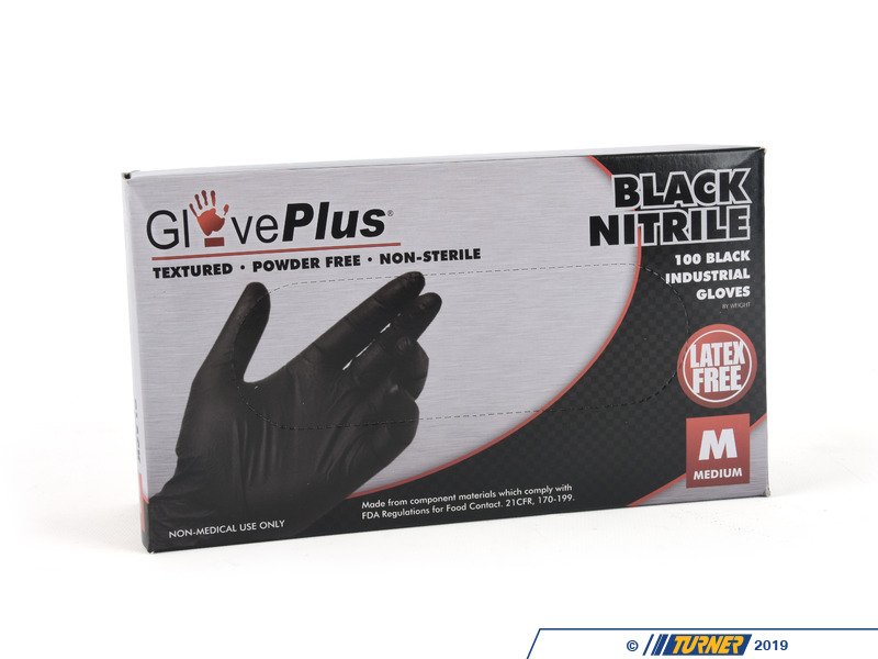 black nitrile glove plus