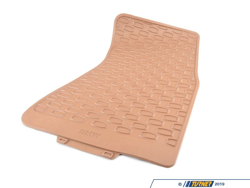 51470429233 Genuine BMW Kit Rubber Floor Mats Front Beige 51470429233 E65 Turner Motorsport